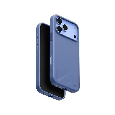 Uniq Hybrid Lino MagSafe Case for iPhone 18 Pro - Pebble Blue